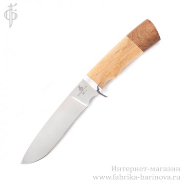 Нож Пират (сталь 95х18 кованая) рукоять орех. &mdash; Фабрика Баринова