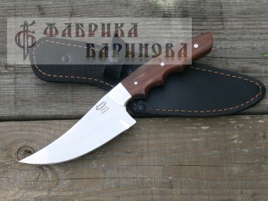 Нож Горец (сталь 95Х18) цельнометаллический, рукоять орех. &mdash; Фабрика Баринова