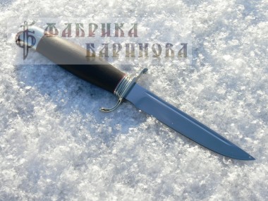 Финка НКВД, рукоять граб в мельхиоре. &mdash; Фабрика Баринова