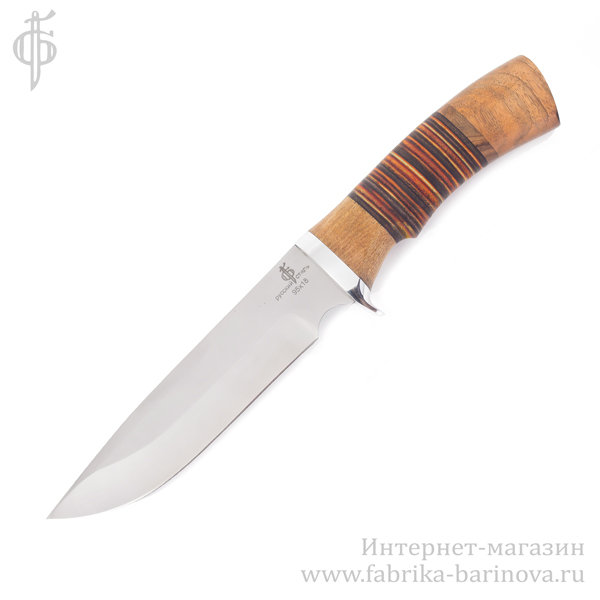 Нож Тигр (сталь 95х18 кованая) рукоять наборная кожа. фото 1 &mdash; Фабрика Баринова