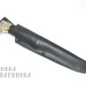 Нож Витязь (сталь Дамаск) рукоять х/л. латунь, венге. фото 3 &mdash; Фабрика Баринова