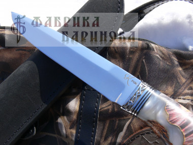 Нож Витязь / сталь PGK / акрил, мельхиор. &mdash; Фабрика Баринова
