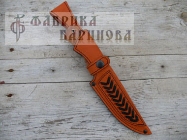 Нож Омуль-2, сталь Elmax, стабилизированная карельская береза. &mdash; Фабрика Баринова
