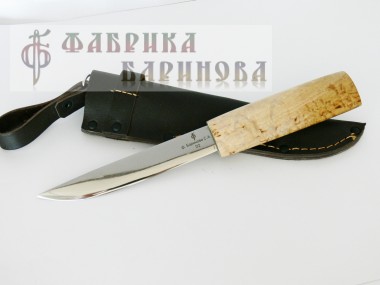 Нож Северный (сталь D2), рукоять карельская береза. &mdash; Фабрика Баринова