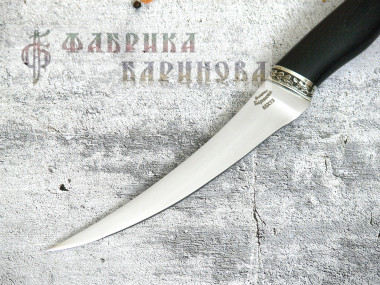 Нож стейковый Фин-2, сталь 65х13, орех &mdash; Фабрика Баринова