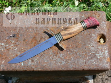 Нож Финка НКВД-1 (сталь 95х18) рукоять орех. &mdash; Фабрика Баринова