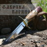 Нож Финка НКВД-1 (сталь 95х18) рукоять орех. фото 2 &mdash; Фабрика Баринова